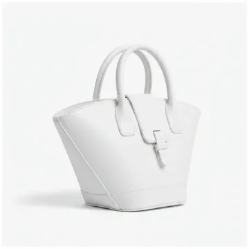Sculptural Fan-Shape Mini Tote & Shoulder Bag