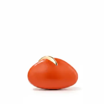 Dome Sculptural Pebble Clutch Bag