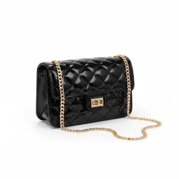 Squared Solid Color Handbag