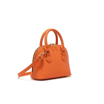 Women’s Mini Croc Embossed Dome Handbag